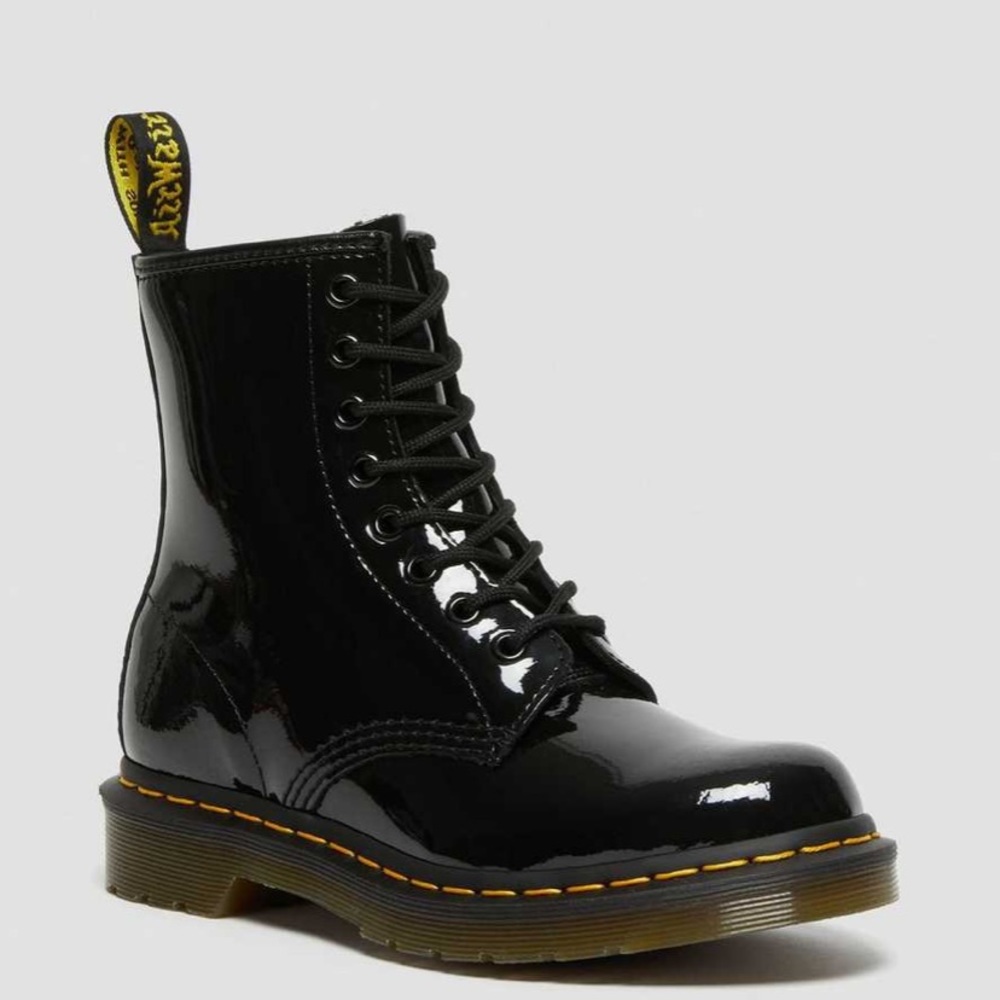 Dr. Martens Patent Leather Combat Boots